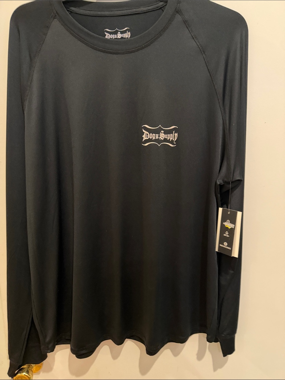 Men's Long-Sleeve Performance Shirt - Black Size 2x Dogg Supply by Snoop Dog